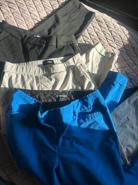 Express Dress Pants Bundle - Black, Beige, Gray, Royal Blue